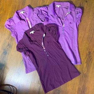 Authentic Burberry golf shirts